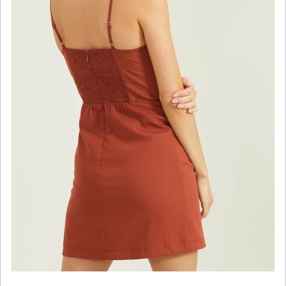 Solaris Corset Dress Rust Size Medium - Picture 2 of 5